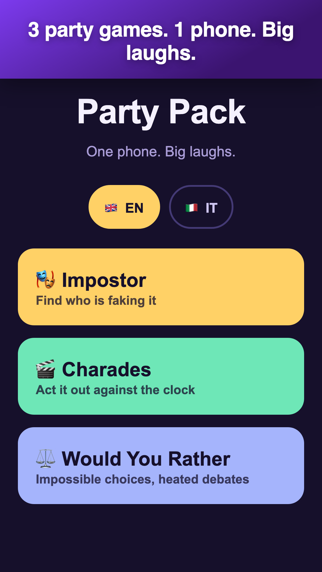 Party Pack screenshot 1