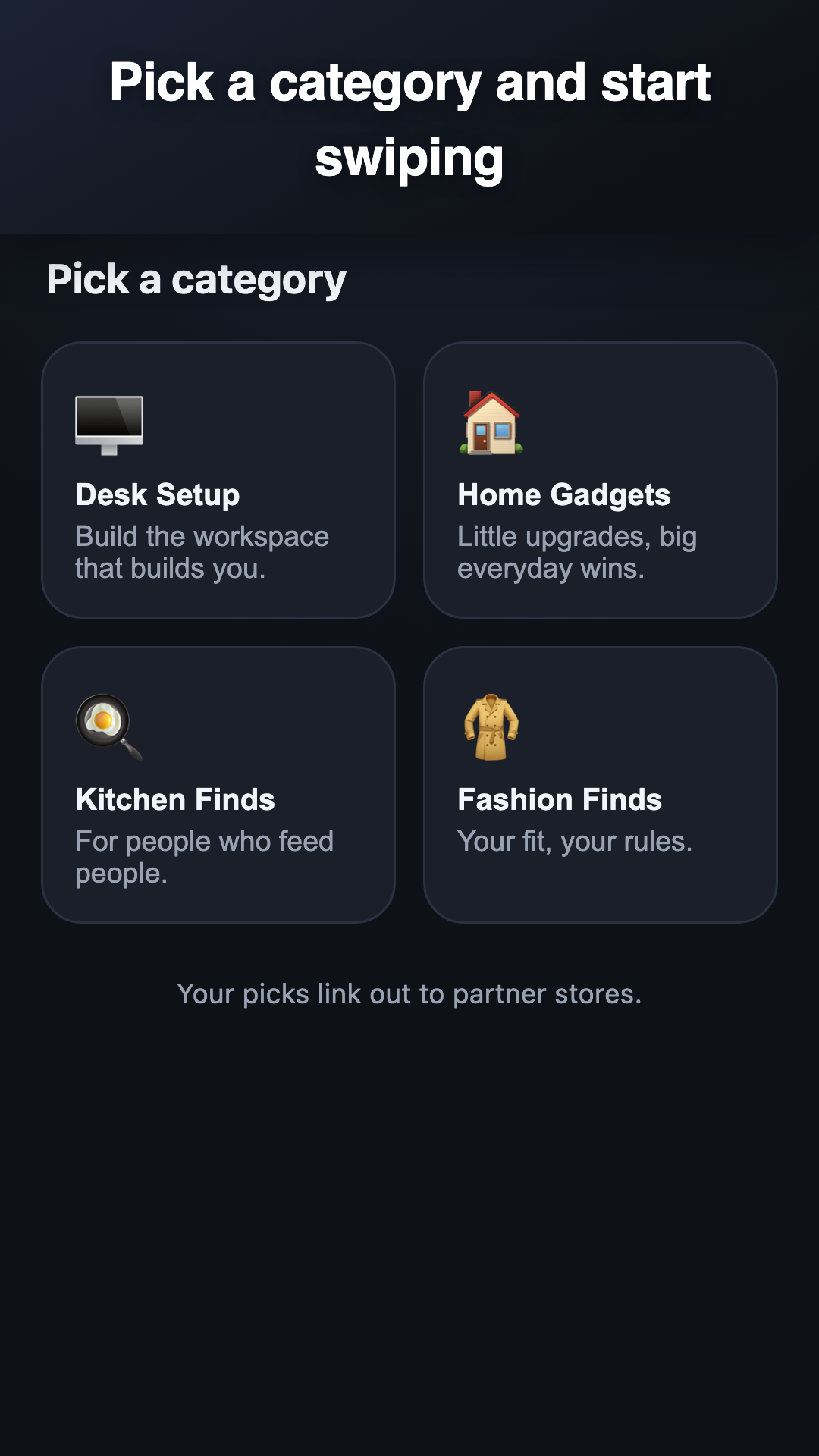 ProductSwipe screenshot 1