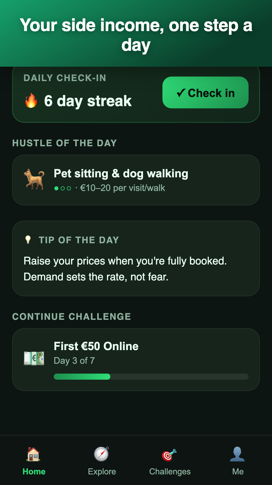 Side Hustle screenshot 1